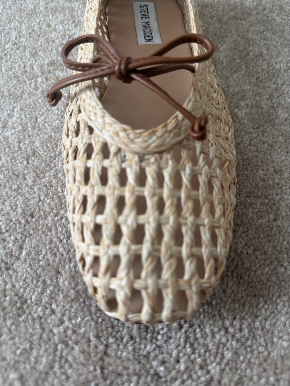 Steve Madden Women's Leelo Woven Flats - Picture 7 of 11